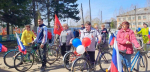 В Шиткино более 50 человек приняли участие в «победном» велопробеге