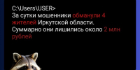 Мошенники похитили 2 миллиона рублей у жителей Иркутской области за сутки - ИА Тайшет24